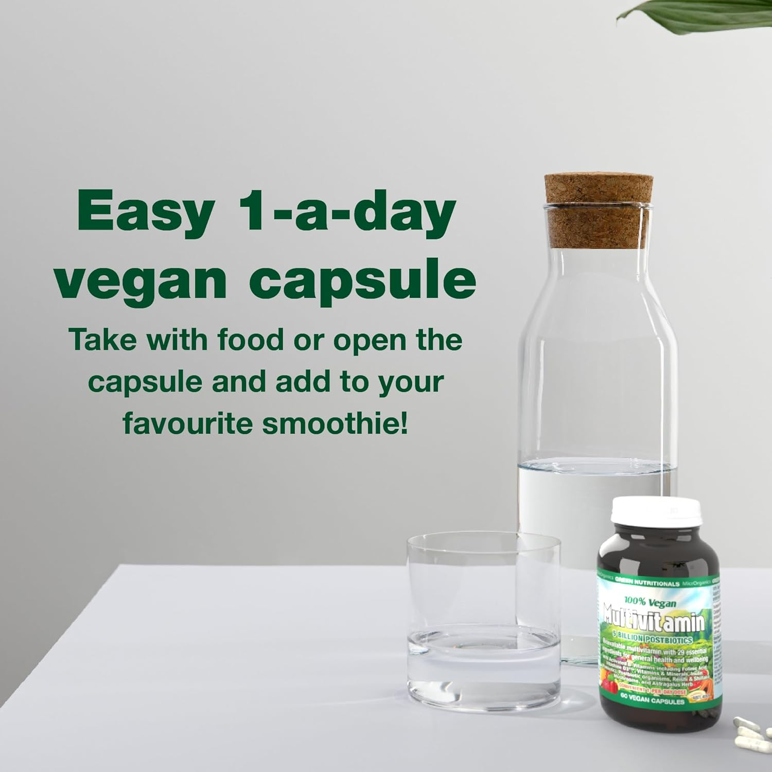 Green Nutritionals 100% Vegan Multivitamin 60 Capsules