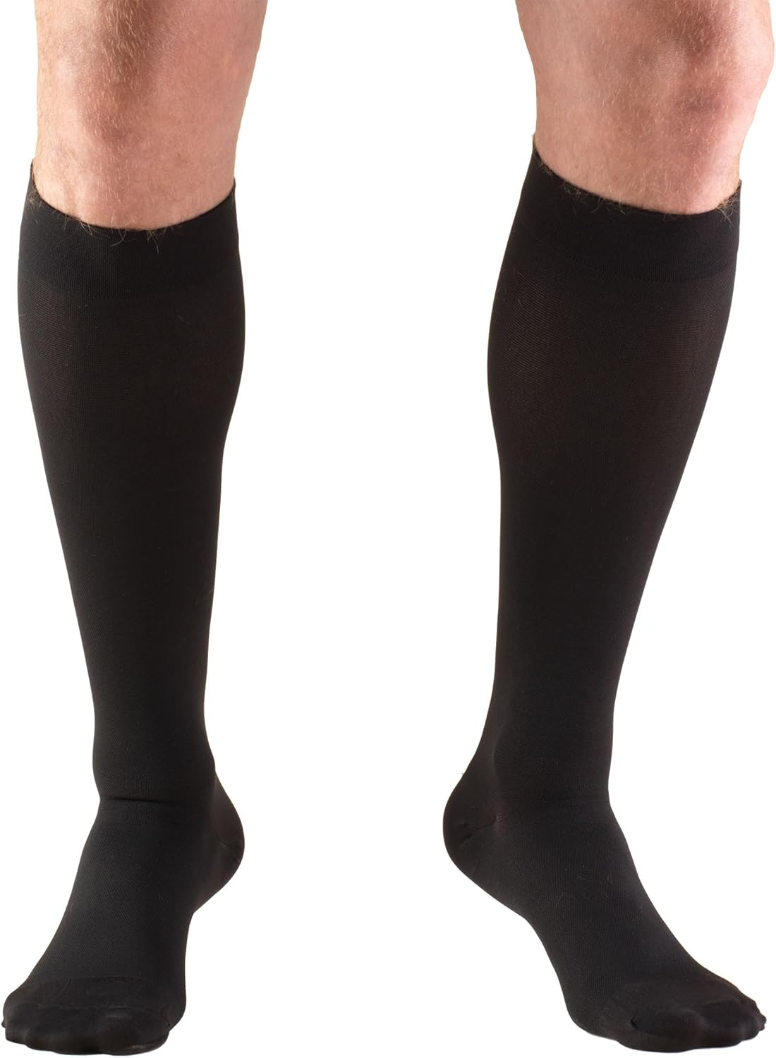 Truform 30-40 Mmhg Compression Stockings for Men and Women, Knee High Length, Closed Toe