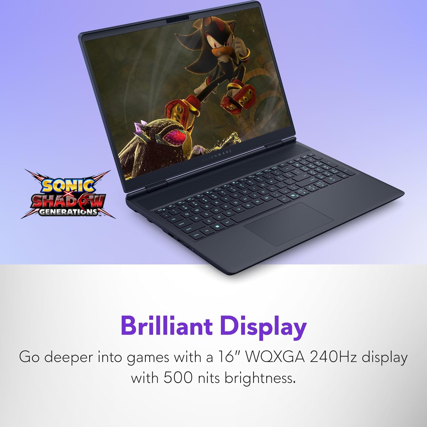 Alienware Gaming Laptop 16 QHD+ Display, Intel Core Ultra 9-275HX, 32 GB DDR5 RAM, 1 TB SSD, NVIDIA Geforce RTX 5070 8 GB GDDR7, Windows 11 Home image number 3