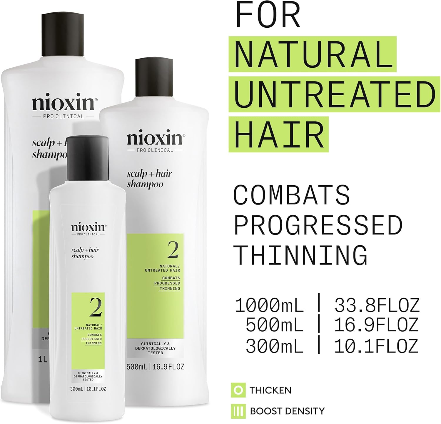 Nioxin System 2 Cleanser, 300 Ml image number 3