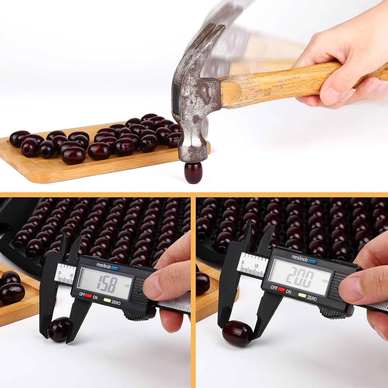 Ergonomic Wooden Beads Seat Cushion - Breathable Cooling Pad for Cars, Trucks, Vans, Suvs (Red) image number 3