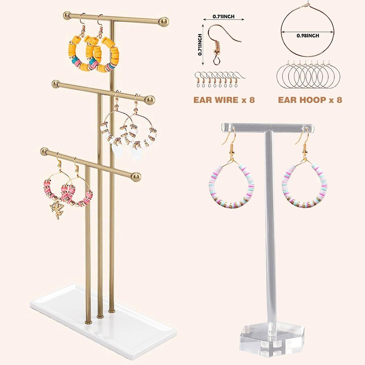 Clay Beads for Jewellery Making Kit, 18000Pcs Craft Kits - 56 Colors 3 Boxes Flat round Polymer Clay Beads with Pendant Charms Kit Letter Beads, Bracelet Making Kit for Girls, Teens, Kids and Adults image number 4