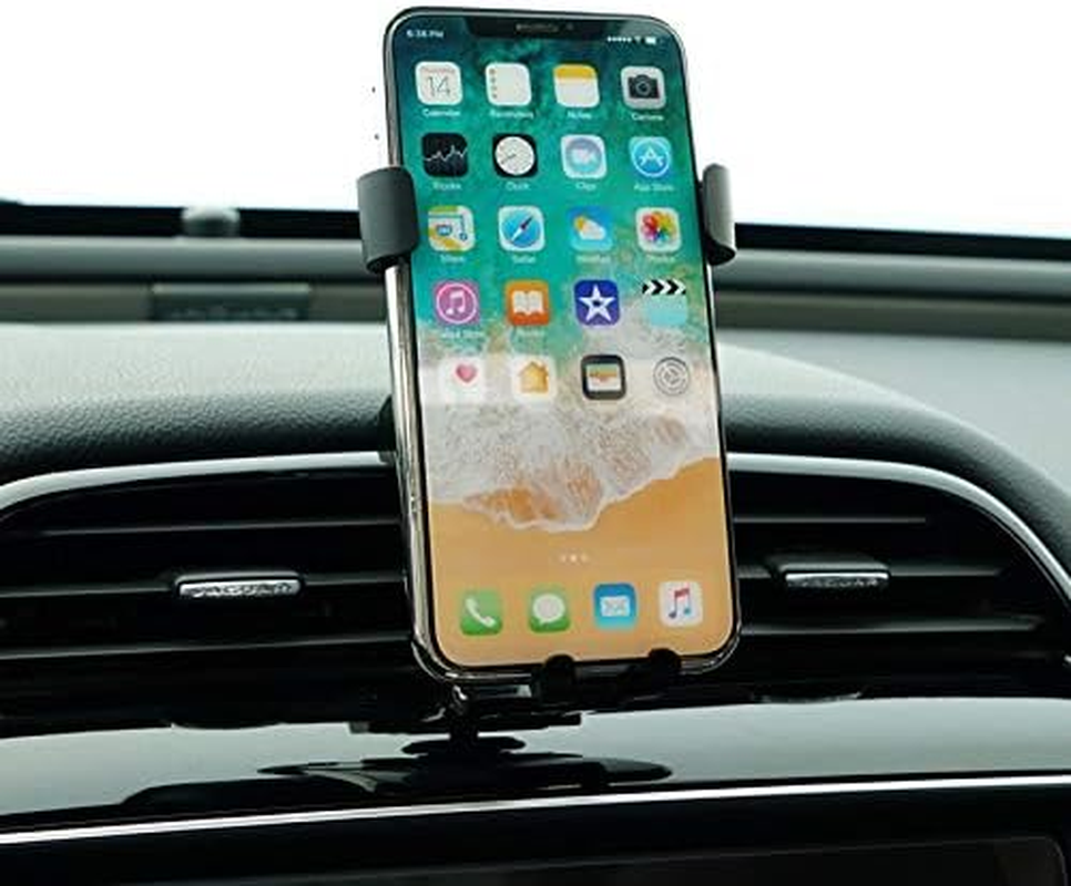 Itrims for Jaguar XE X760 2015-2019 Car Accessories Car Air Vent Mount Stand Car Dashboard Mount Cell Phone Holder Car Adjustable Smart Phone Holder Cradle (Black)