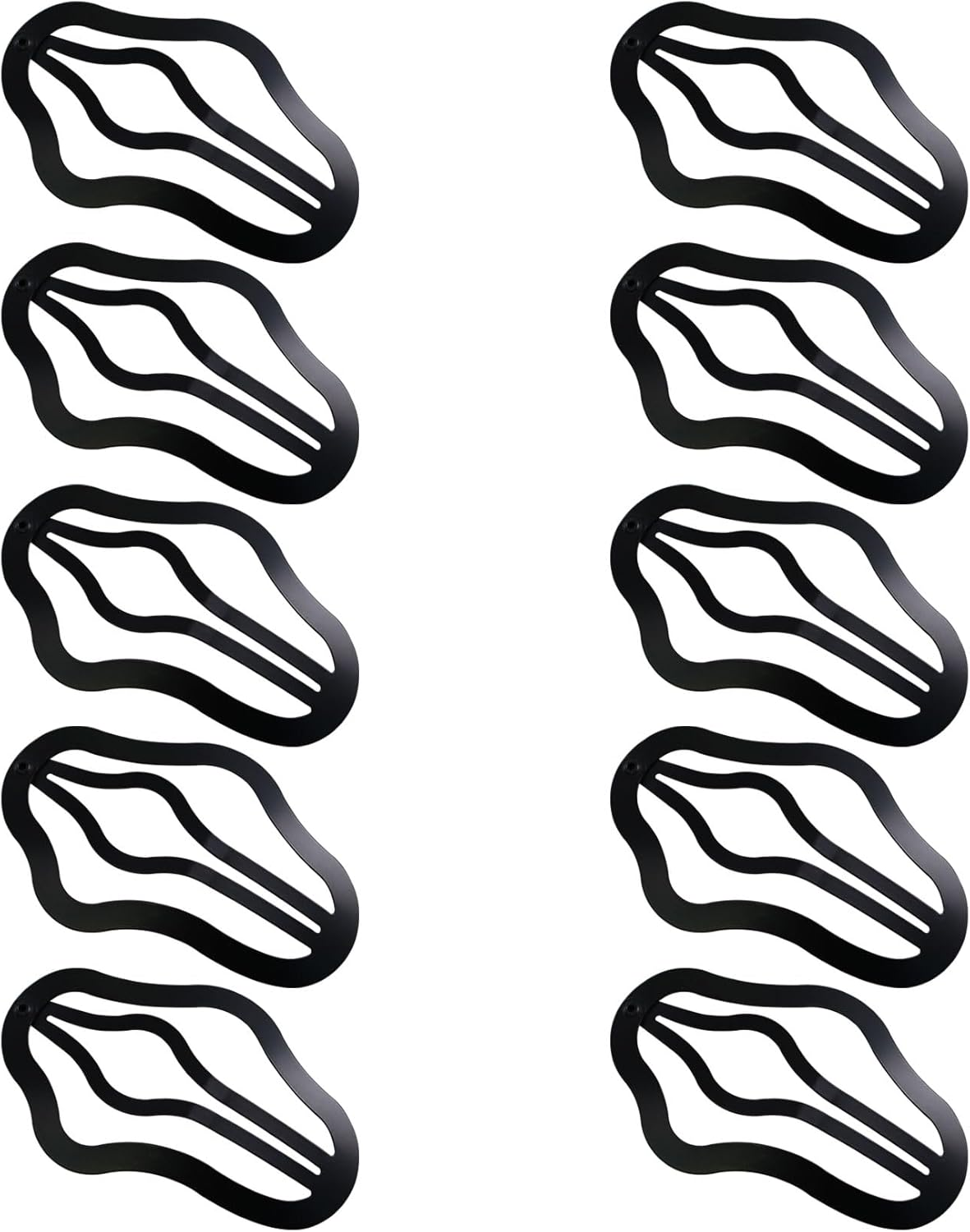 Hair Clips Girls Pack of 10 6.7 Cm Large Snap Hair Clips Hair Clips Metal Hair Clips Black Hair Clips Hair Accessories Hair Clip for Girls, Men and Women, Cloud Shape image number 4
