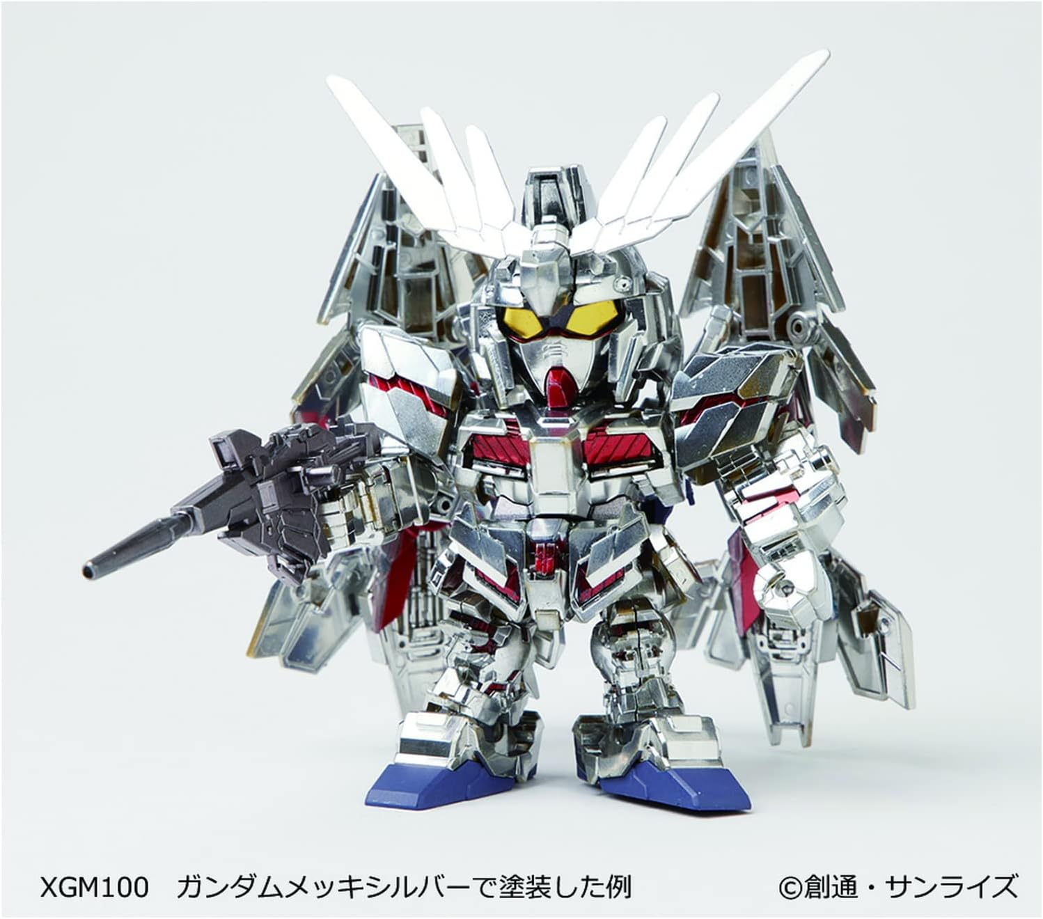 Mr.Hobby XGMS100 Gundam Marker EX Plated Silver & Gold, Paint Type, EX Series, Felt Tip Pens, for Painting Gunpla, 3 Colours, XGM100, XGM07, XGM08, Silver, White Gold, Yellow Gold, Set of 3 image number 2