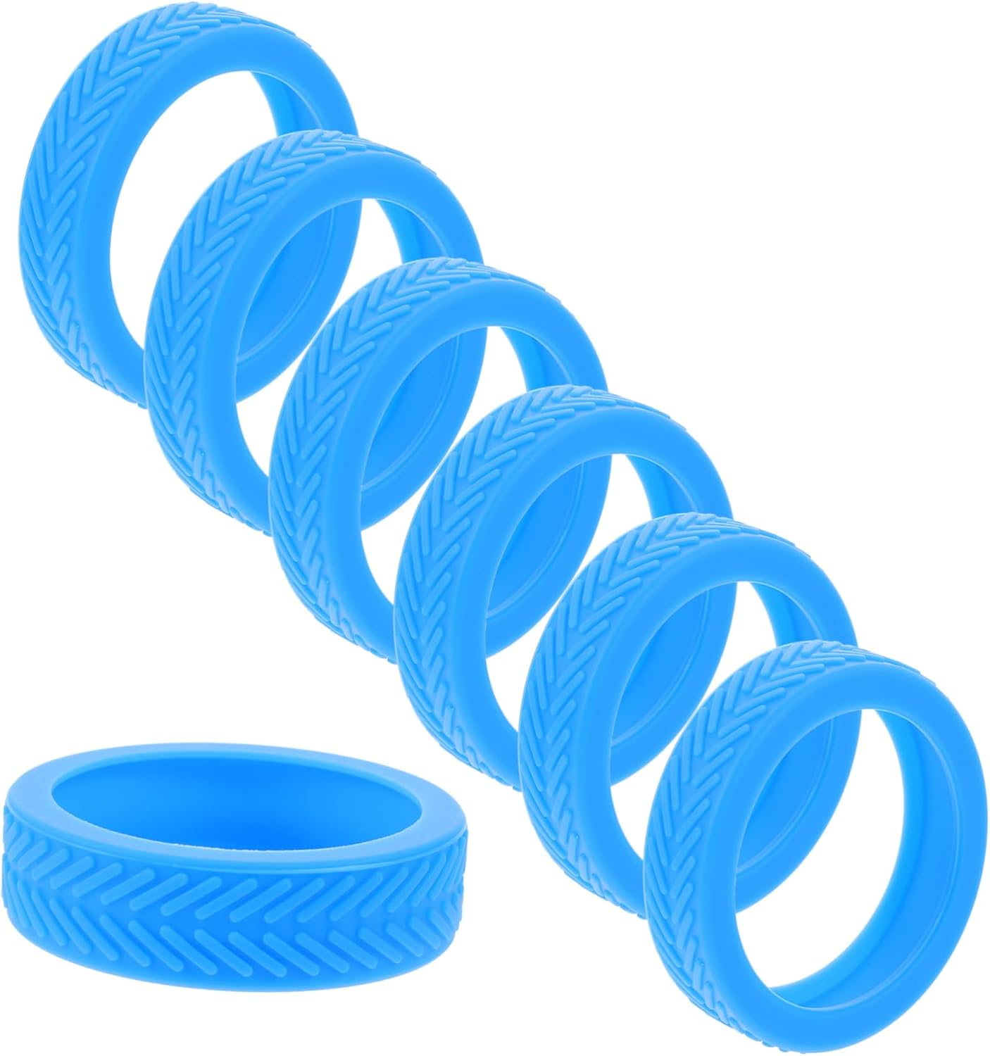 8Pcs Luggage Wheel Covers Suitcase Rubber Wheel Protectors Luggage Covers for Suitcase Castor Protectors Travel Accessories for Plane