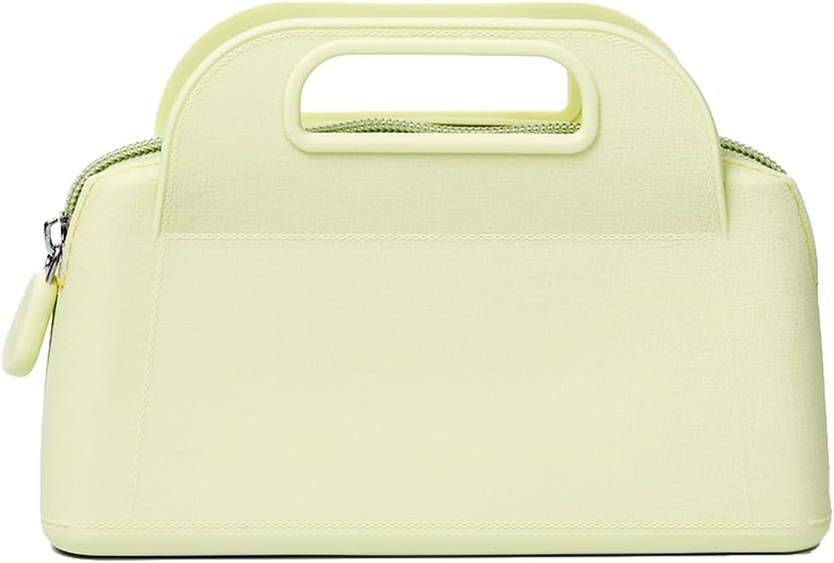 DDPOND Mini Cosmetic Bag, Compact and Convenient Waterproof Makeup Bag, Silicone Wallet, Phone Bag (Blue)