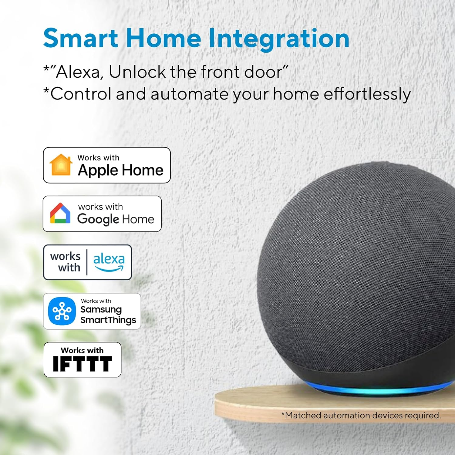 ULTRALOQ Bolt NFC Smart Lock with Apple Home Key, Wifi Keyless Entry Deadbolt Lock with Tap to Unlock, Keypad, App Remote Control, Works with Homekit, Siri, Alexa, Google, 10 Month Battery image number 3