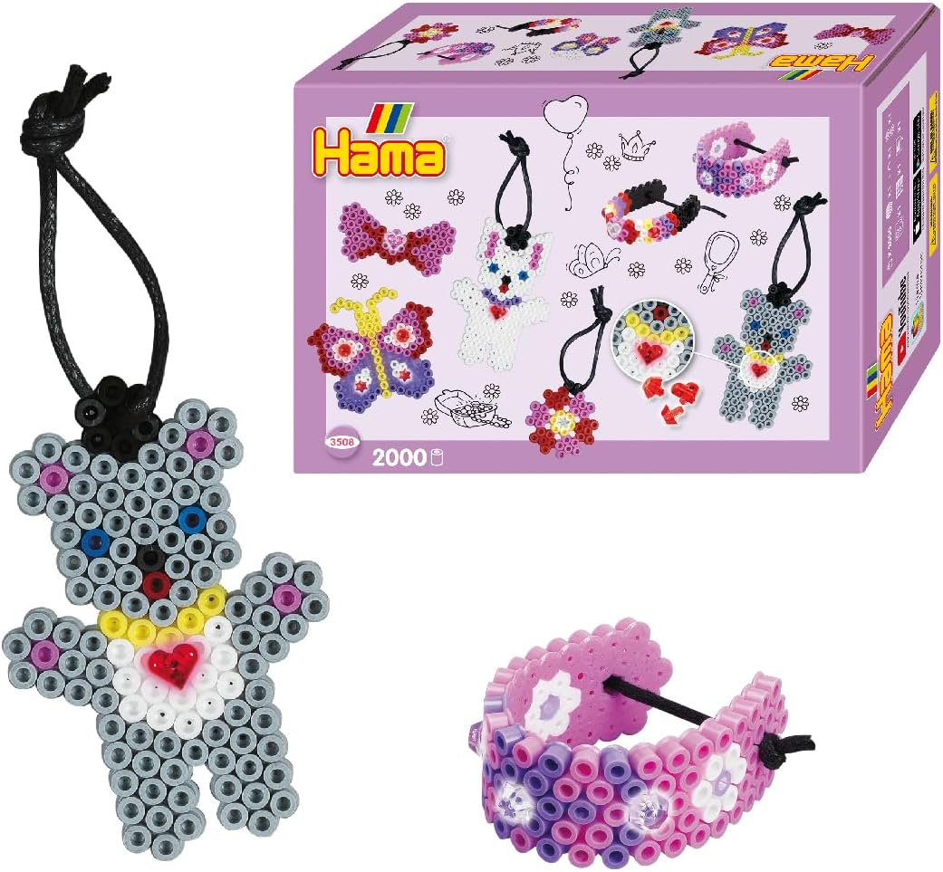 Hama Fashion Accessories Ironing Bead Set 2000-Pieces image number 2