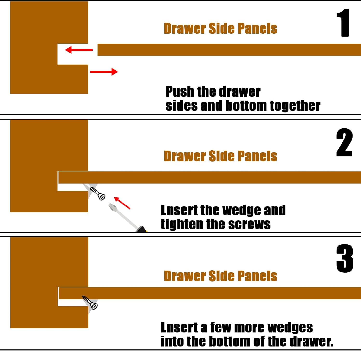 BEZANU Plastic Furniture Corner Braces, 30 Set Angle Code Fasteners with Screws for Drawers, Cabinets, Desks, Home Repair (White) image number 2