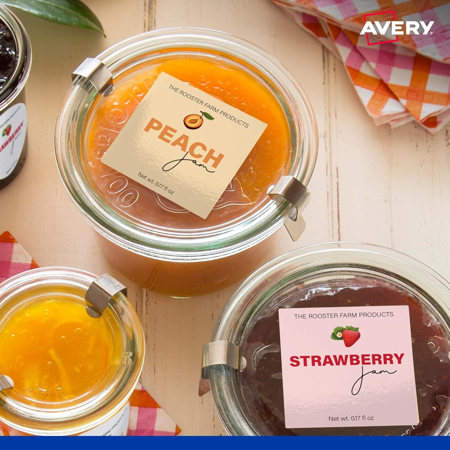 Avery Australia Glossy White Square Labels - Printable Product Stickers - Self Adhesive Sheets for Laser & Inkjet Printers - 45 X 45 Mm 10 X A4 Sheets - 980016/ L7124 image number 5