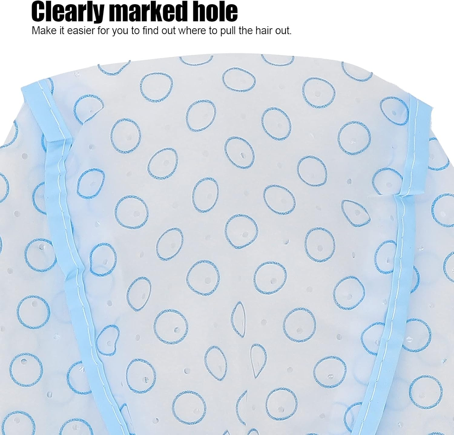 Hair Highlighting Cap, Hair Highlighting Cap Set Reusable Hair Coloring Cap, for Home Hair Salon image number 2