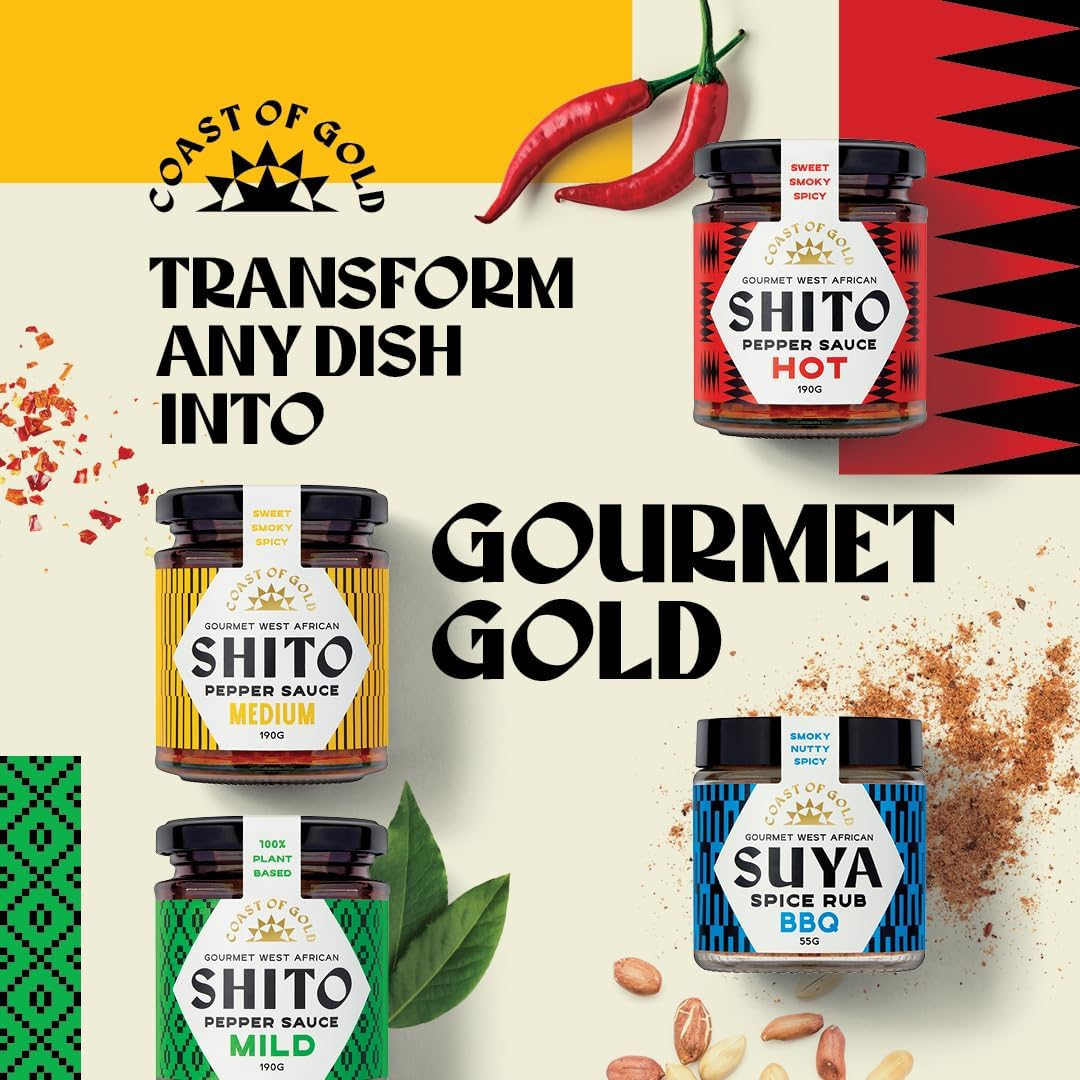 Coast of Gold Suya Spice BBQ Rub, 55G, Smoky, Nutty, Hot Pepper Flavour, Versatile Plant-Based West African Inspired Seasoning for Grilling Meats, Seafood and More image number 6