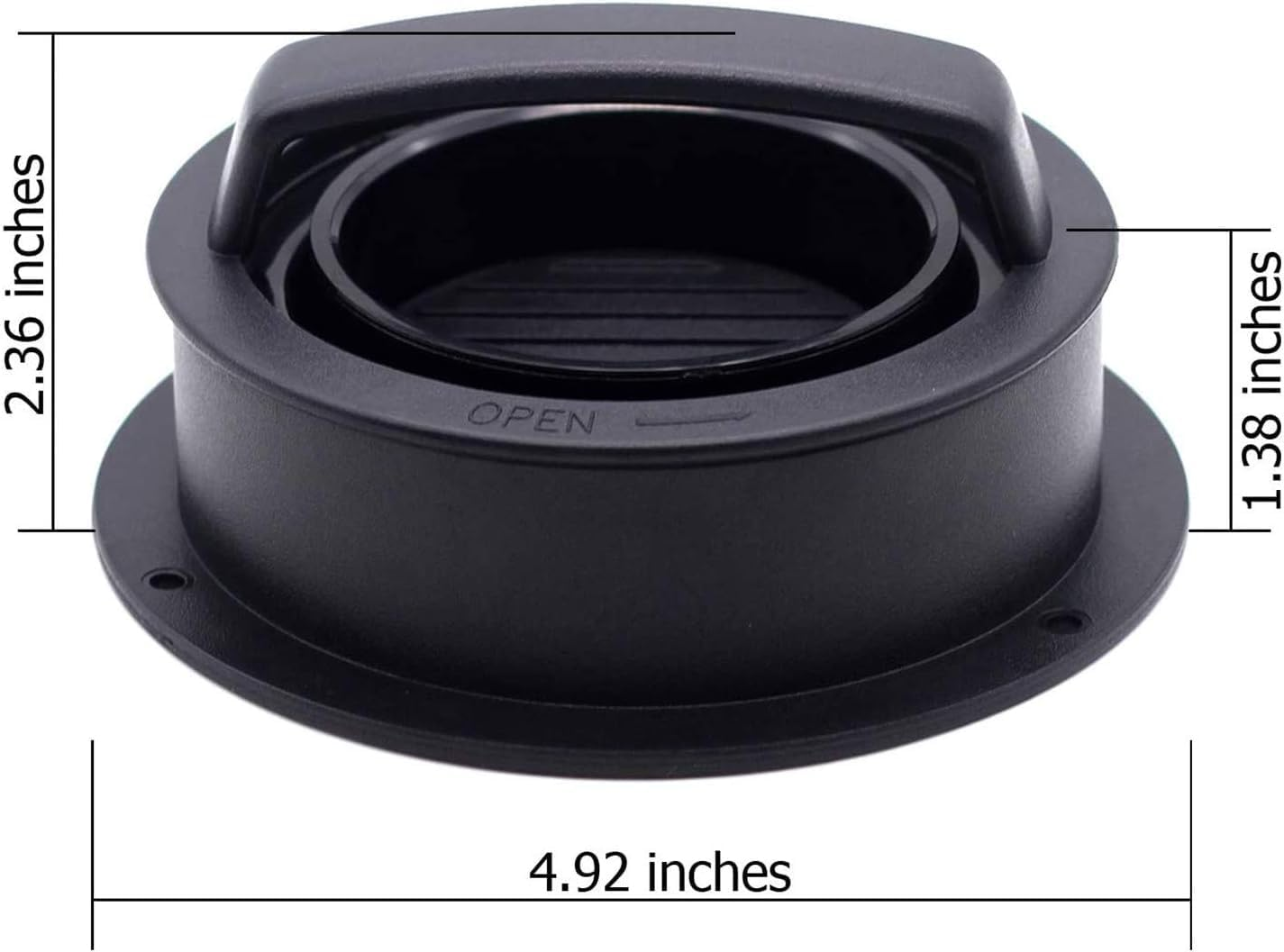 Burger Press 3 in 1 Non Stick Kitchen Barbecue Tool - Black Plastic round Patty Maker image number 4