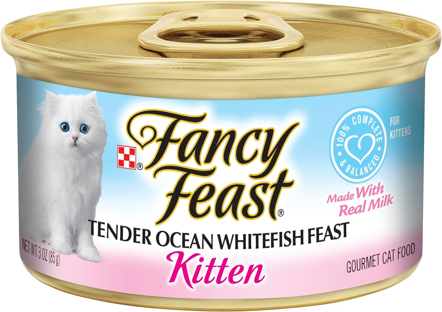 Fancy Feast Classic Ocean Whitefish Tuna Feast Wet Cat Food, 85 G (Pack of 24) image number 2