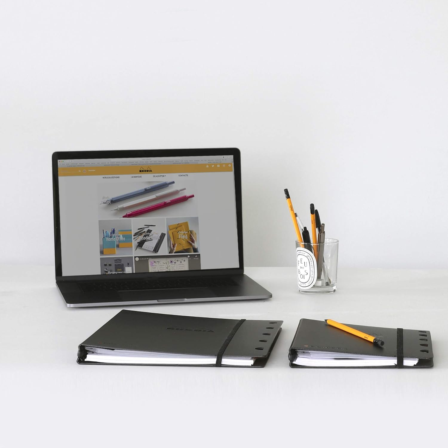 RHODIA 133151C - Refill Notebook for Exabook Black A4+ Organization Notebook | Large Sey&egrave;s Tiles | 160 Detachable Pages Perf. 4 Holes - Clairefontaine Paper 80G - Rhodiactive image number 2