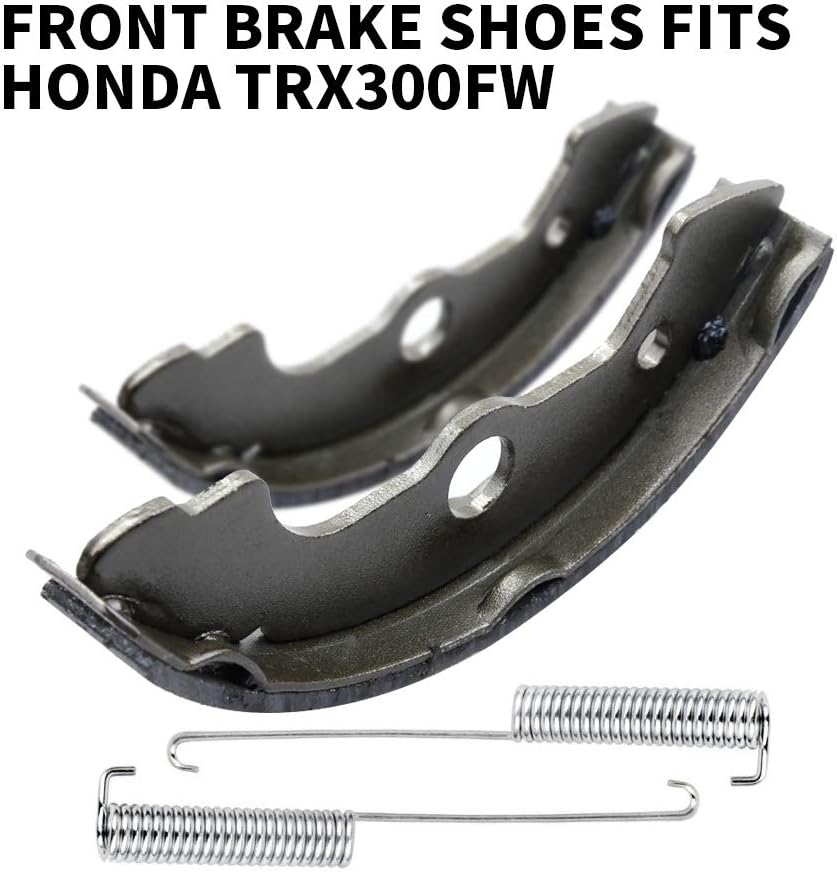 Front Brake Shoes Set Fits Honda TRX300FW FOURTRAX 300 FW 4X4 1988 1990-2000 image number 1
