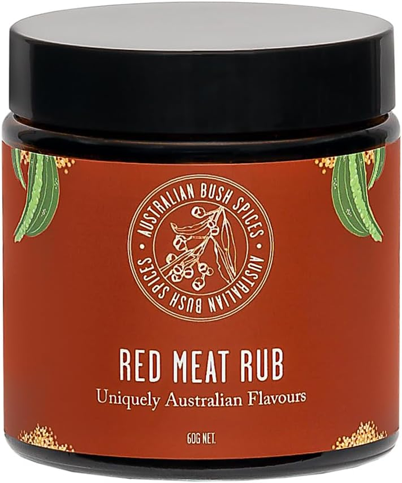 Australian Bush Spices - Red Meat Rub Glass 60G