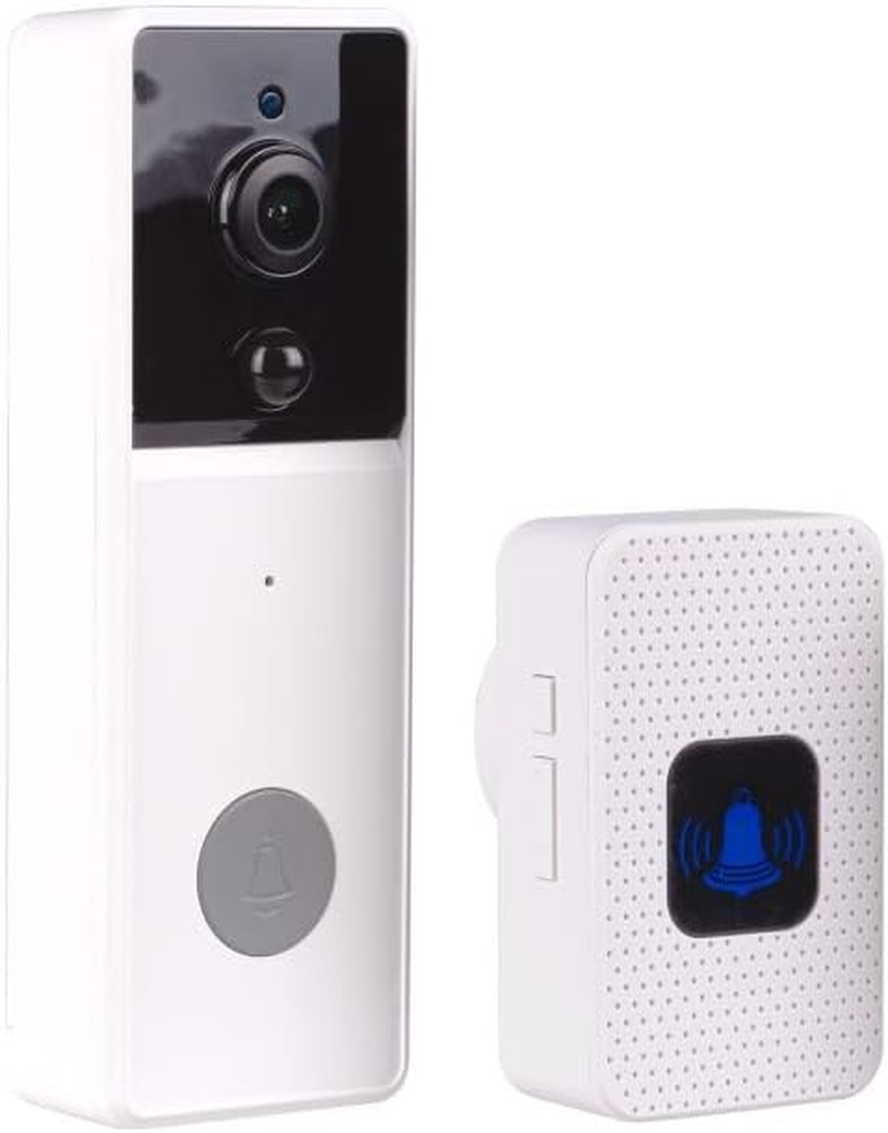 Laser 1080P Smart Home Wireless Doorbell Intercom Camera Video Wifi White image number 2