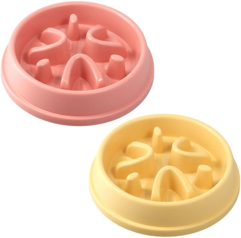 Pack of 2 Anti-Sling Dog Bowls, Anti-Slinging Bowl for Dogs, Slow Feeding for Small and Medium Pets, Interactive Bowl for Slow Feeder and Cat image number 3