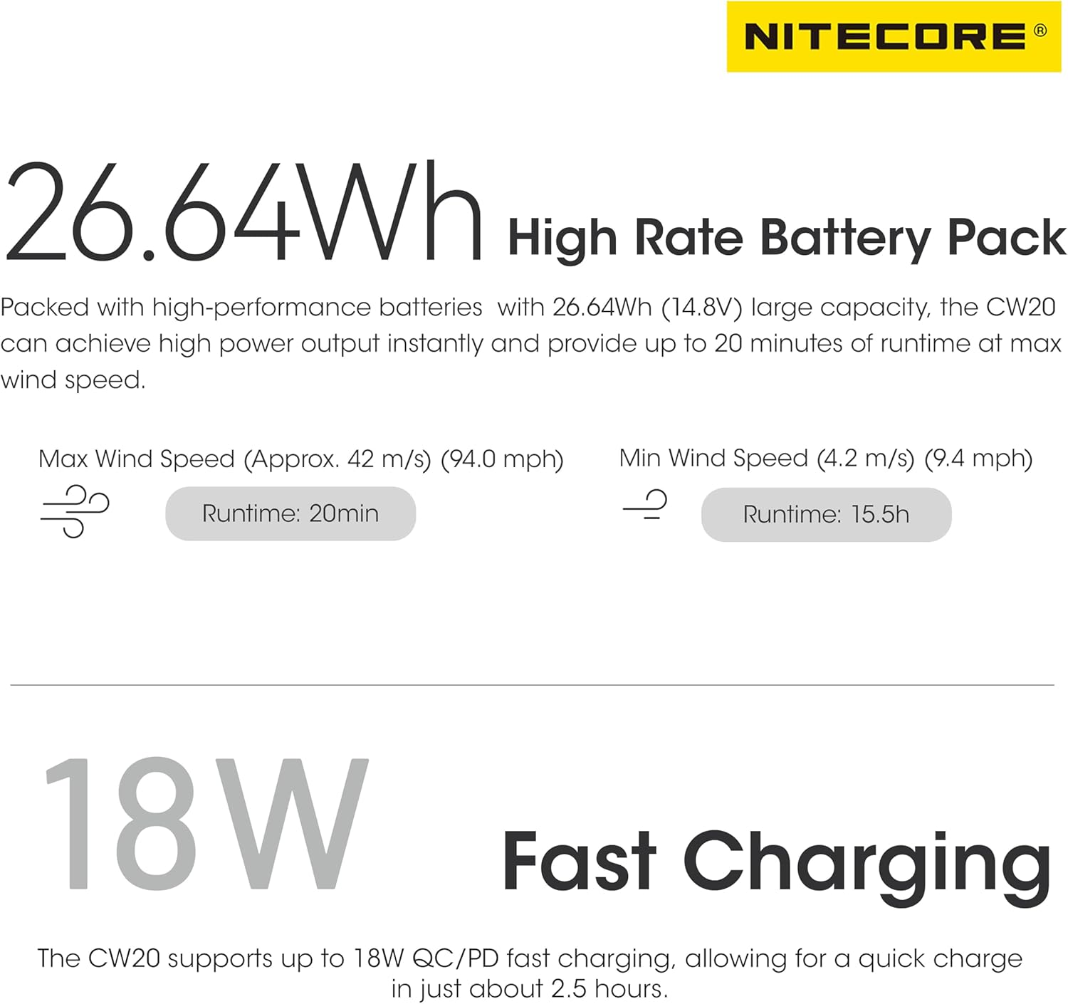 CINEWIND CW20 Pocket Photography Fan with Flat Nozzle, round Nozzle, Storage Case image number 6