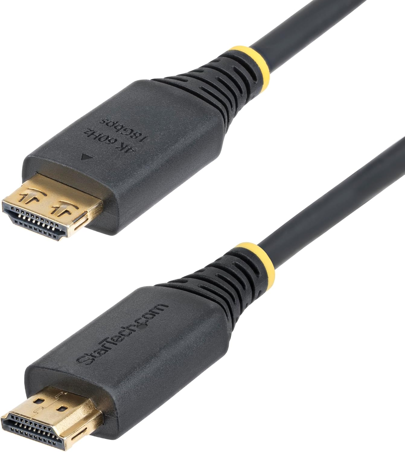 Startech.Com 10Ft (3M) High Speed HDMI Cable with Gripping Connectors, 4K 60Hz/1440P 144Hz, 18Gbps, UHD HDMI 2.0 Cord, TPE Jacket image number 4