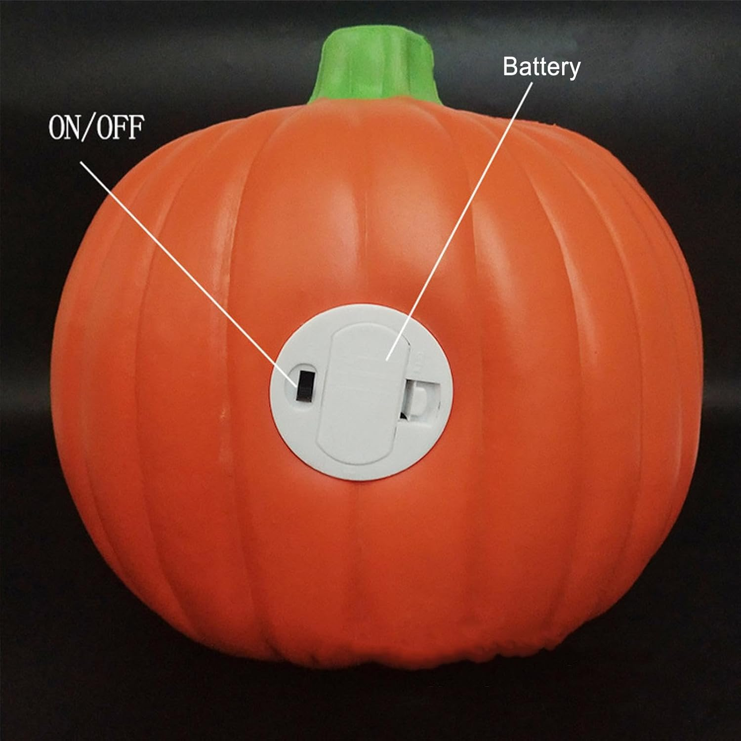 Light up Pumpkin Lantern | Battery Operated Pumpkin Face Lights Halloween Decoration | Party Supplies for Bar, Celebration, Home, Living Room, Garden, Yard image number 2