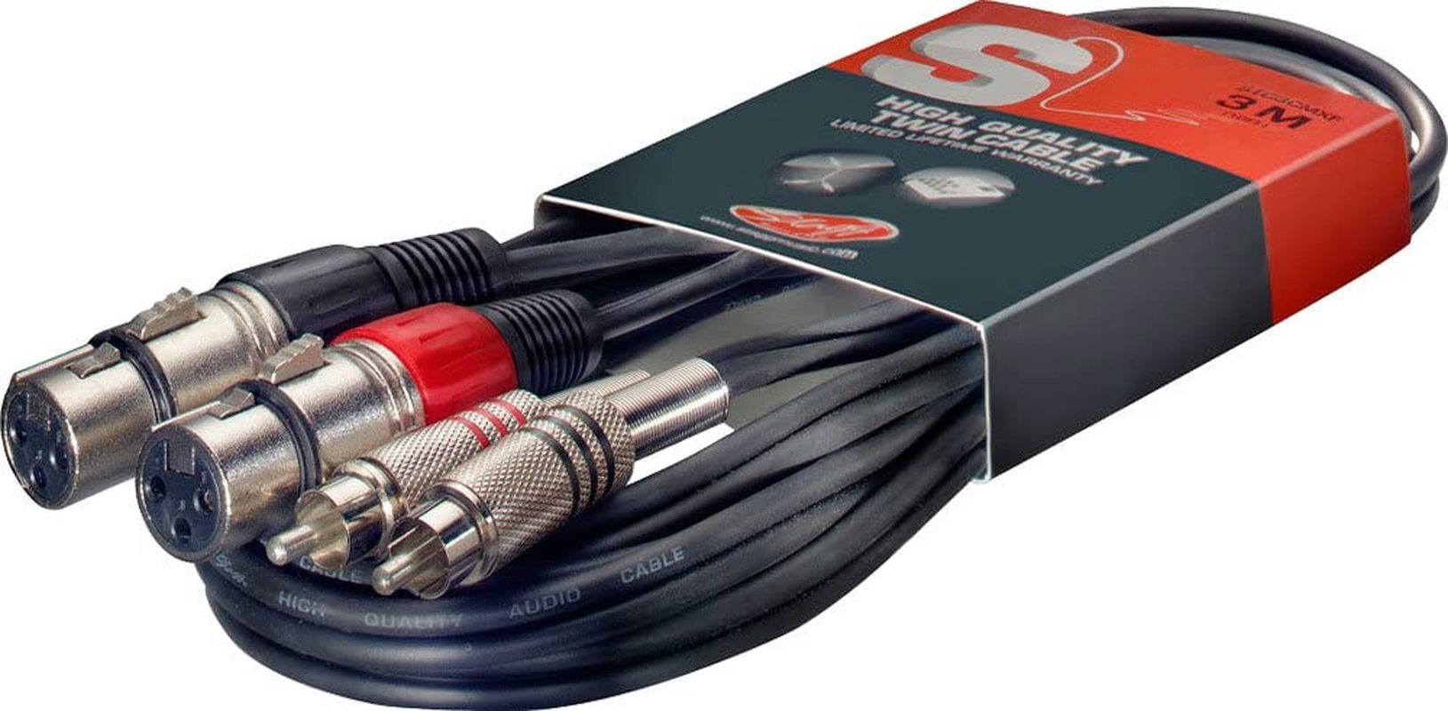 Stagg 10Ft. MIDI Cable - Male DIN Plug/Male DIN Plug - Metal, 3M image number 6