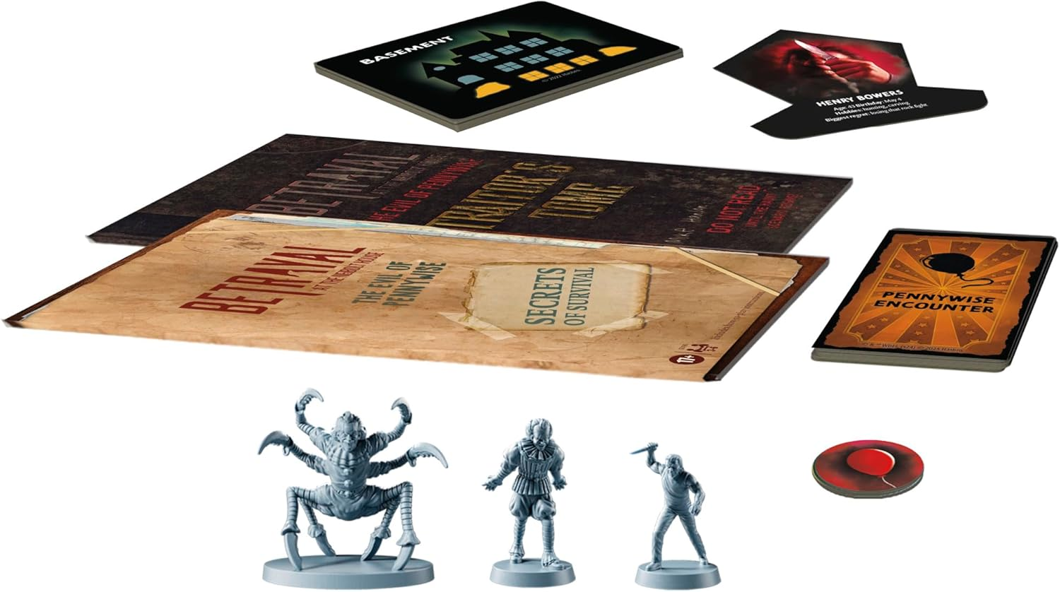 Hasbro Gaming Avalon Hill Betrayal at the Neibolt House: the Evil of Pennywise Expansion | Ages 17+ | 3-6 Players | Requires Betrayal at House on the Hill 3Rd Edition image number 1