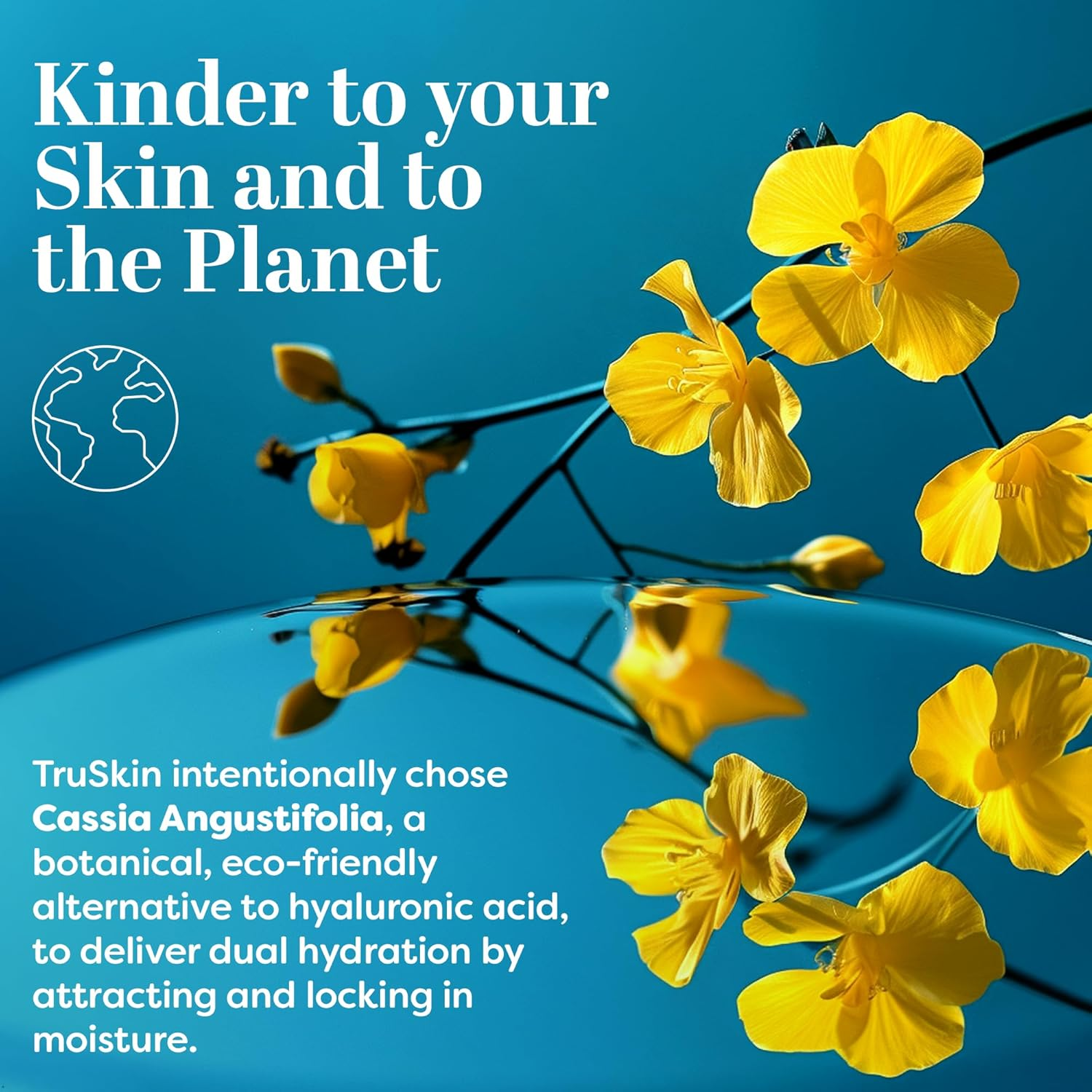 Truskin Botanical Hyaluronic Acid Hydrating Face Serum, 1 Fl Oz. image number 2