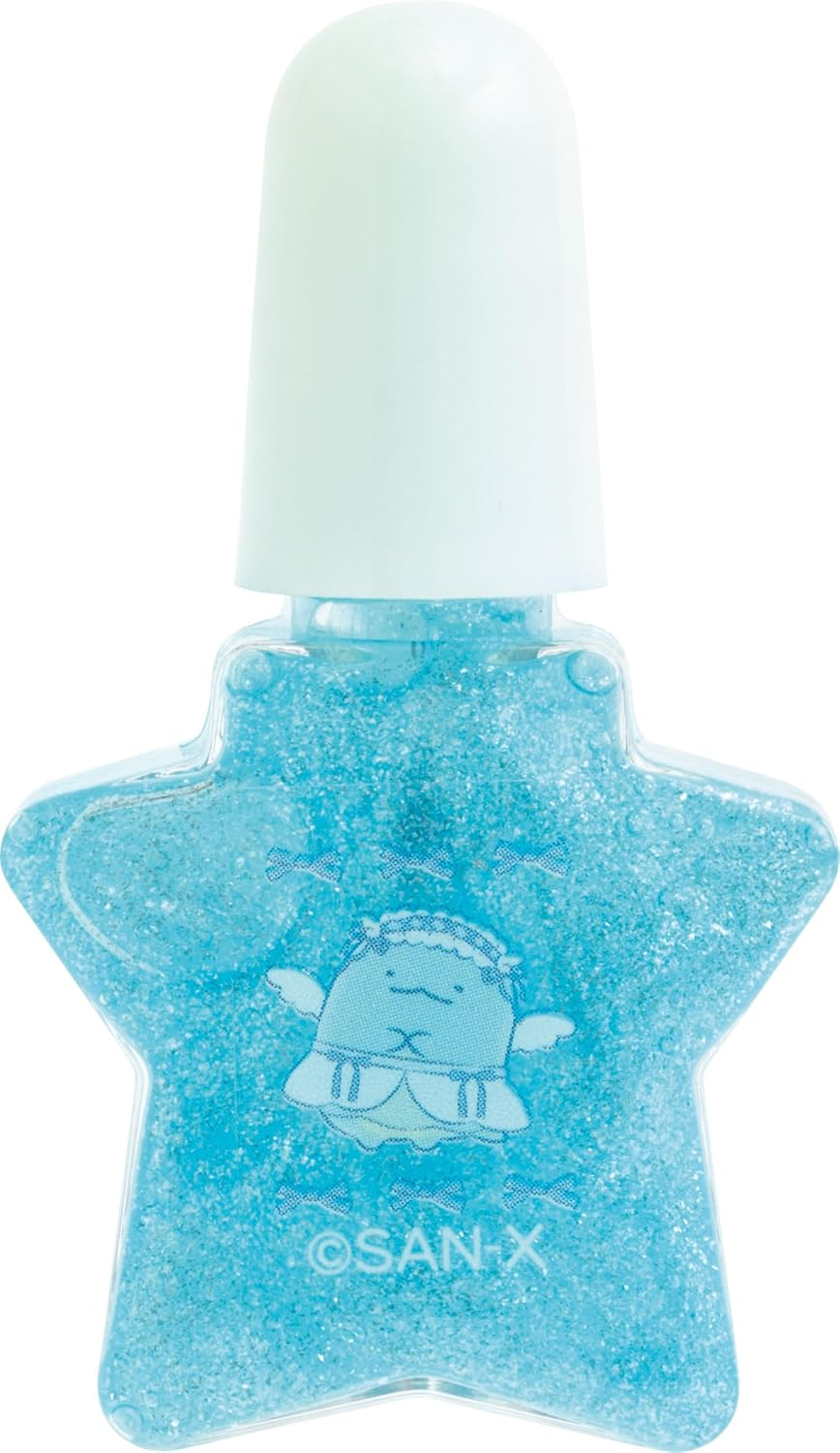 San-X Sumikko Gurashi FE45601 Nail Set with Ring, Blue, H 2.1 X W 0.9 Inches (5.3 X 3.1 X 2.3 Cm)