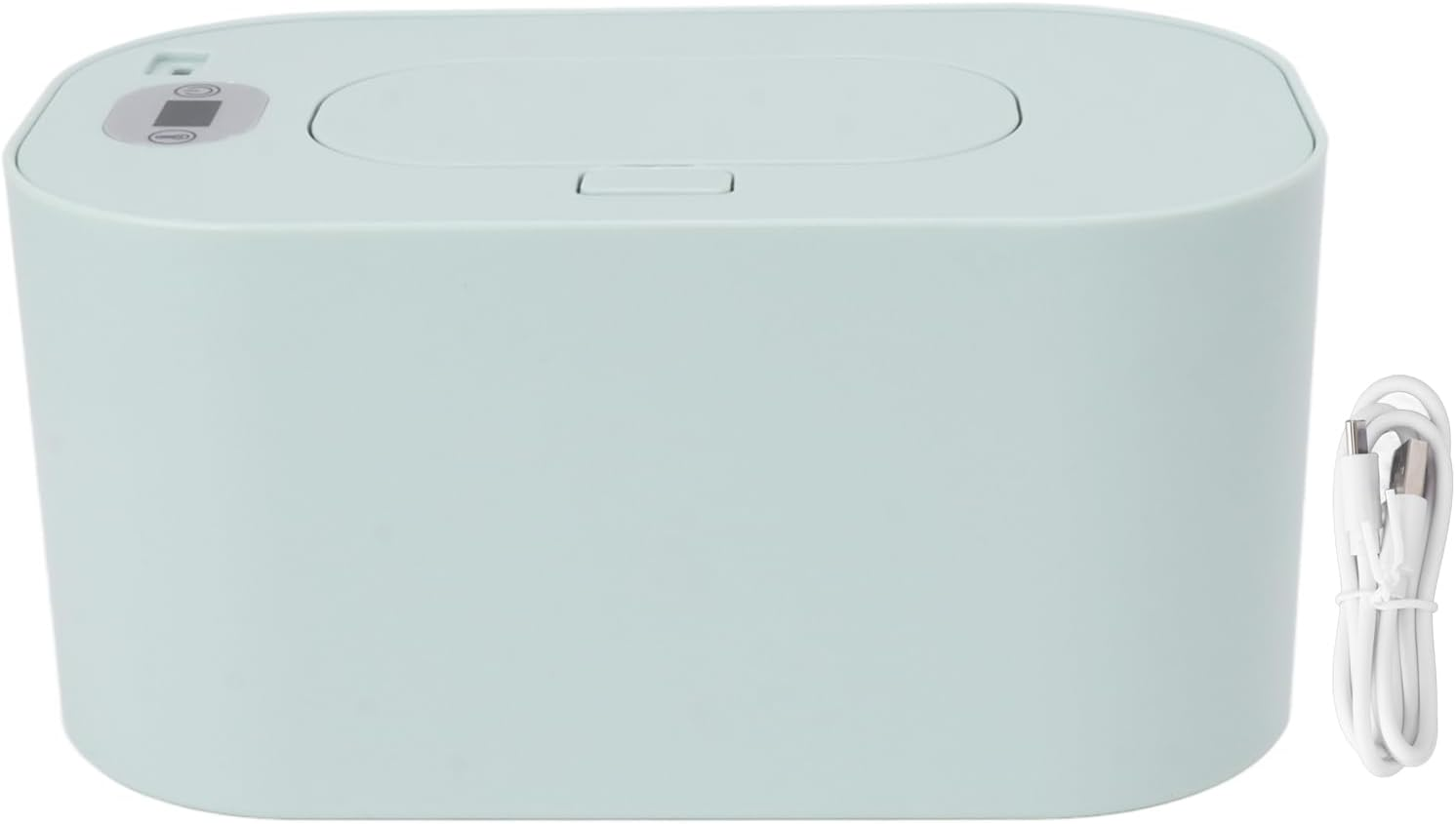 Baby Wipe Warmer, Portable USB Baby Wet Wipes Heater Dispenser Top Heating Plate Large Capacity Wipe Dispenser 5 Temperature Adjustment Diaper Wipe Warmer for Newborn Baby image number 3