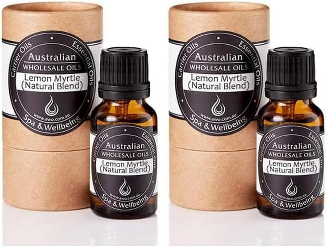 Australian Wholesale Oils Lemon Myrtle Natural Blend Essential Oil 15 Ml