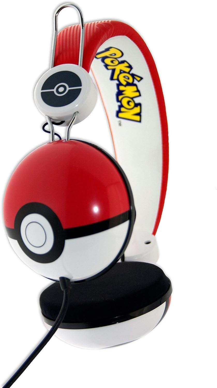 OTL Technologies Pokemon Poke Ball Wired Headphones for Ages 8 Up