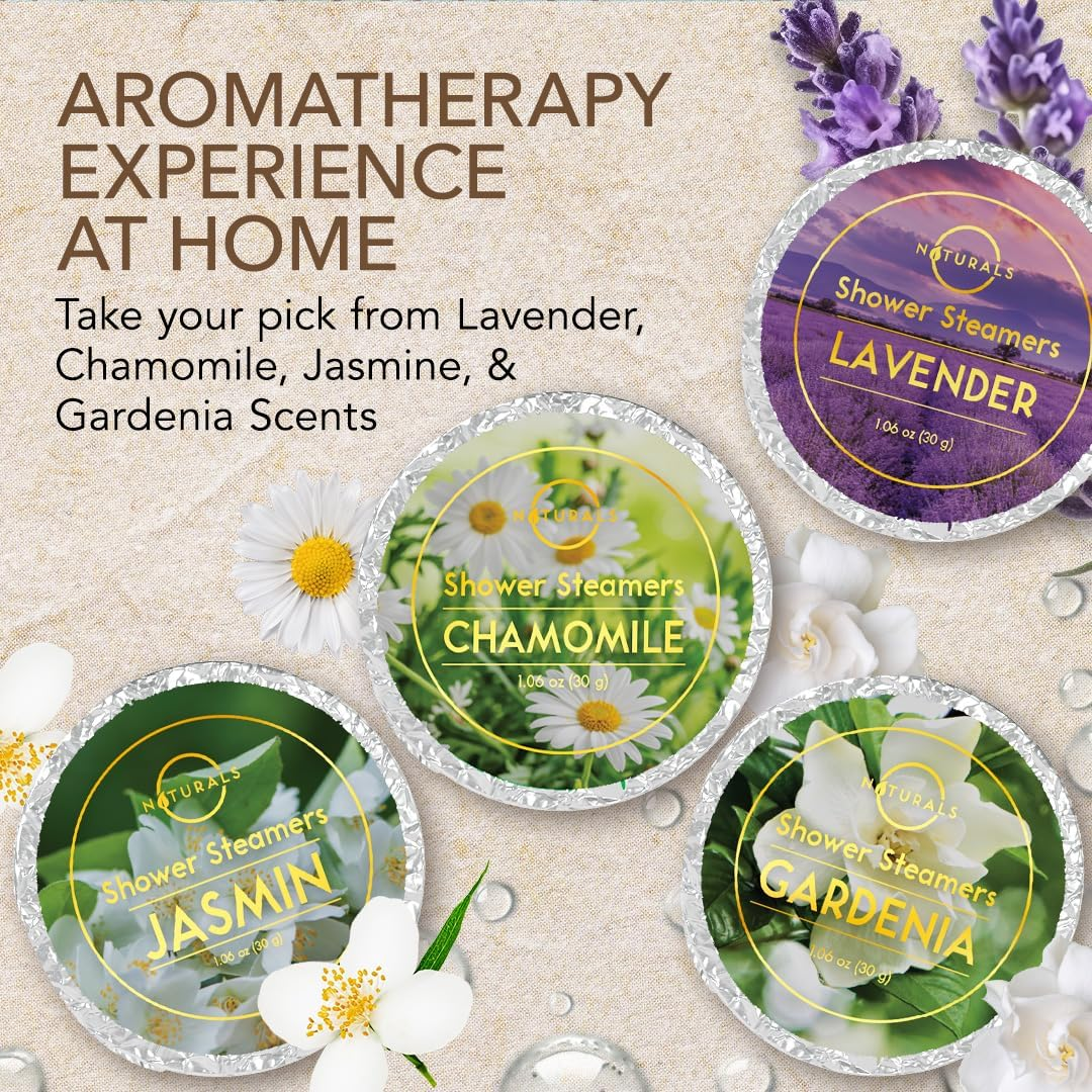 Shower Steamers Aromatherapy - Birthday Gifts for Women and Men - Shower Bombs Aromatherapy, Spa Day Essentials, Relaxation Spa Gifts - Self Care Stocking Stuffers (Lavender 8 Count) image number 5