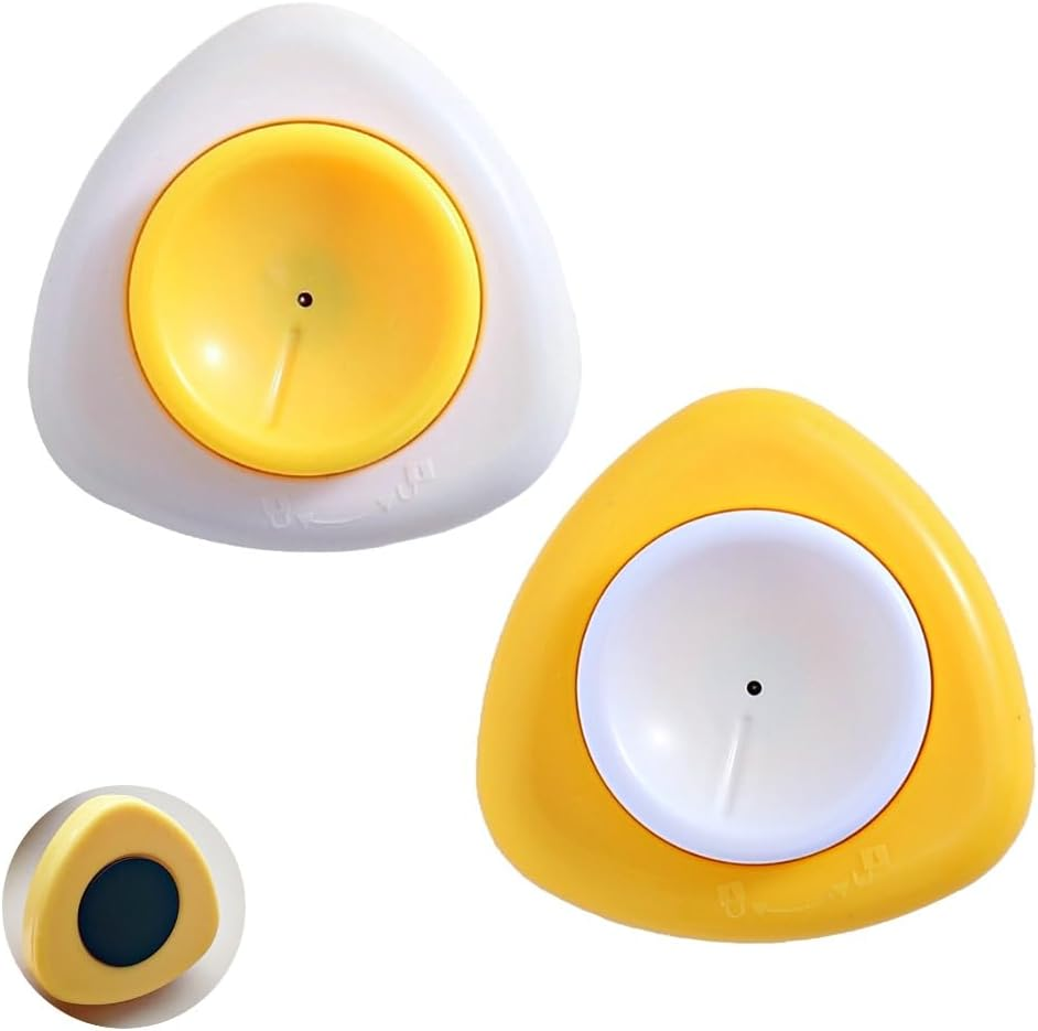 Chaleemoo Egg Piercer for Raw Eggs, Stainless Steel Egg Poker for Boiling Eggs, Great Eggshell Peeler Tool to Get Good Hard Boiled Eggs, Egg Hole Puncher Pricker with Retractable Pin, Black