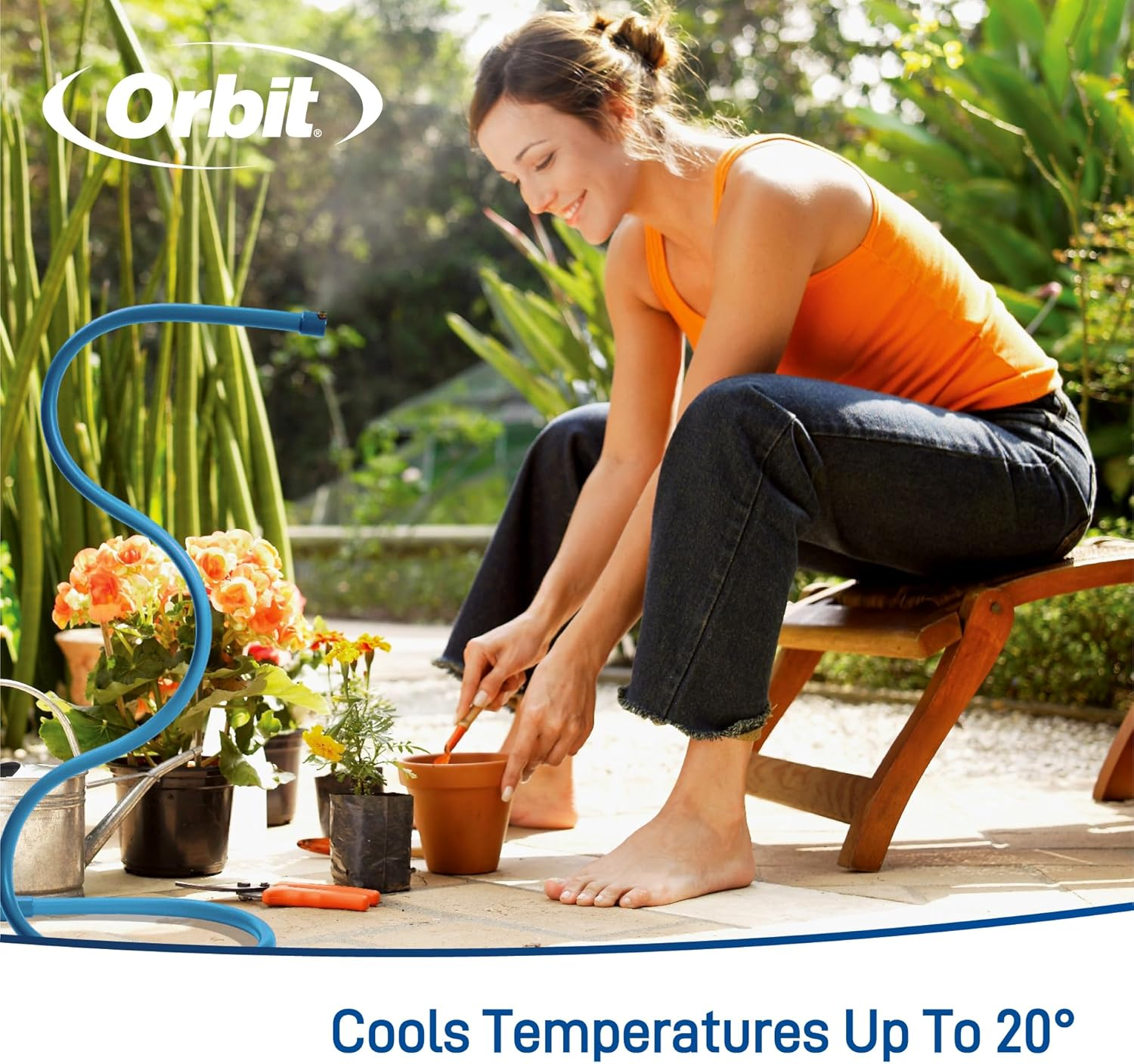 Orbit 10360 Flex Cobra Portable Mist Stand image number 1