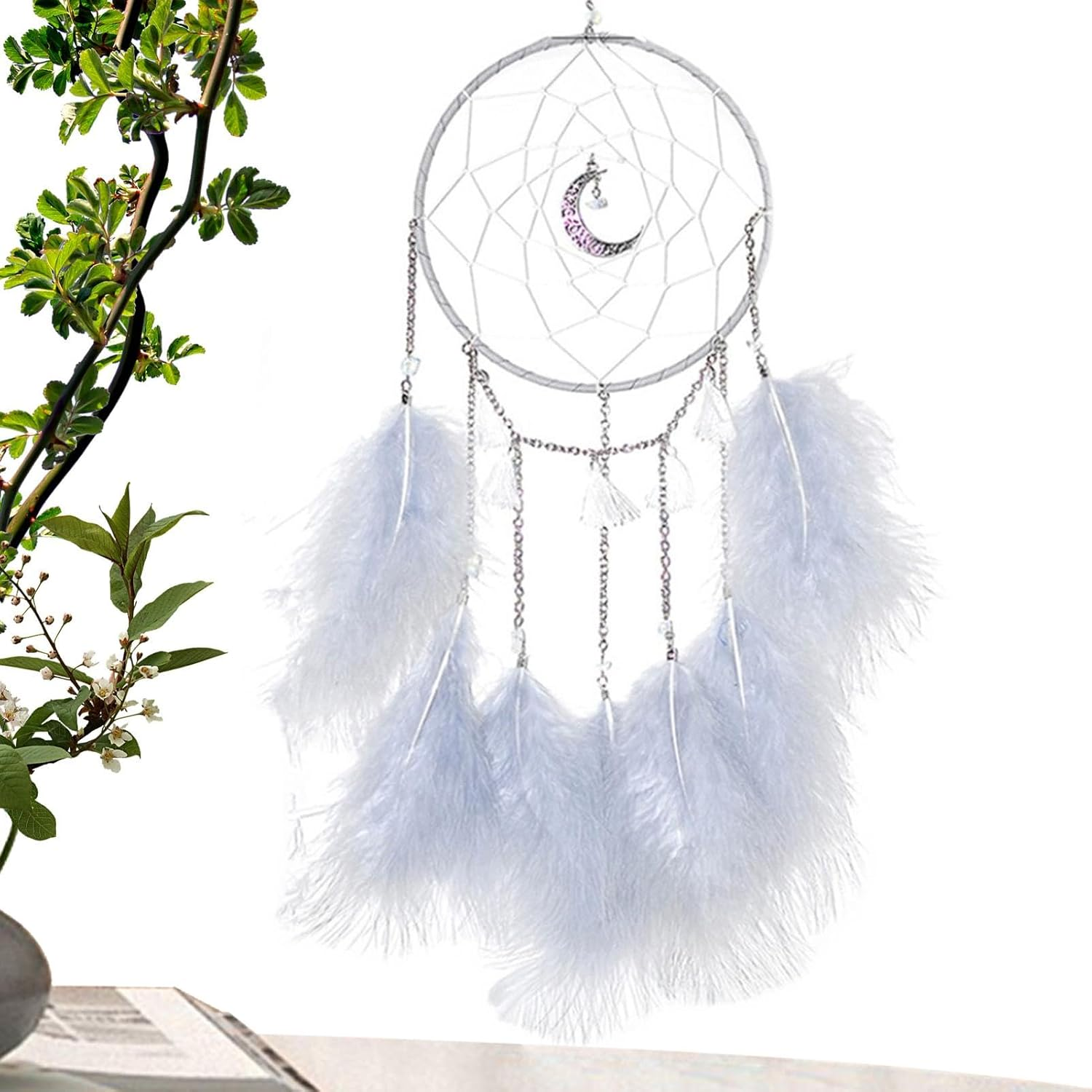 Dream Catchers,Decorative Ornament Art | Dream Catcher Home Decorations, Handmade Wall Decor for Positivity, Feathers Dream Catcher image number 1