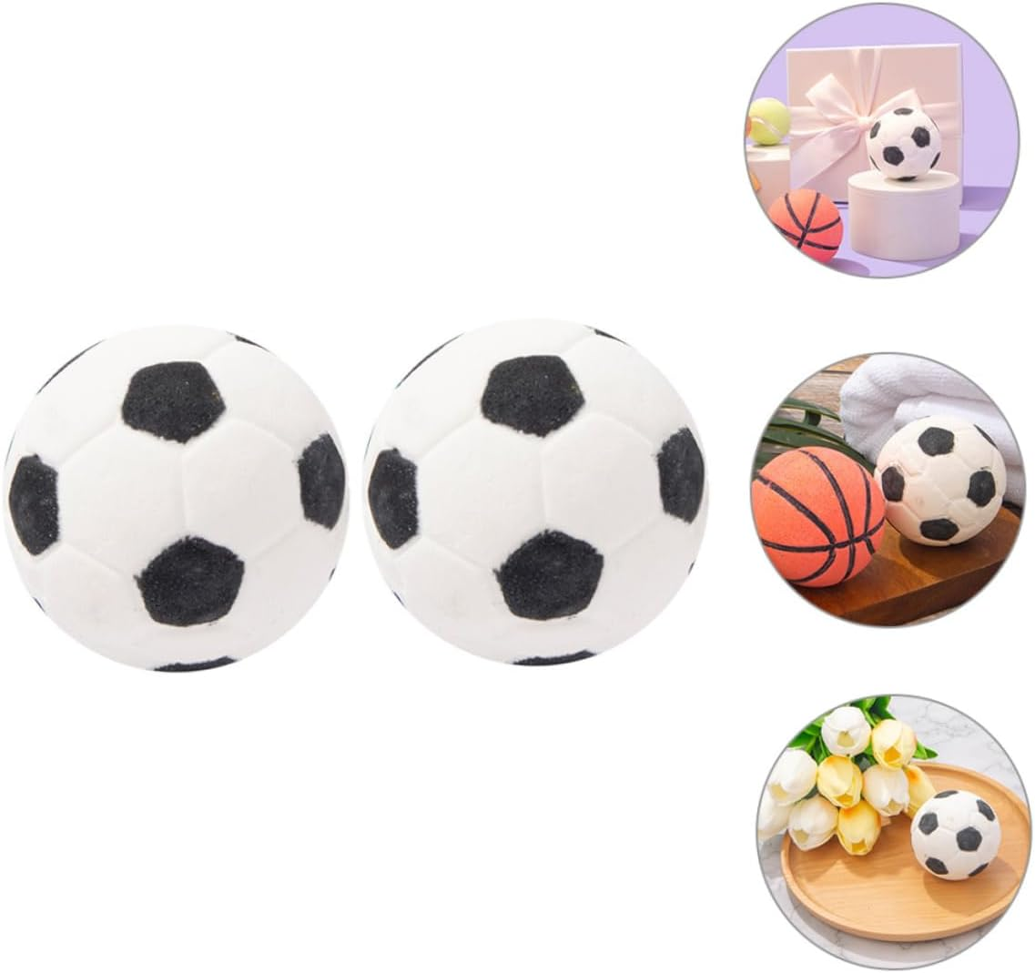 Anneome 2Pcs Football Shape Bath Salt Bomb Rich Foaming Aroma Bathing Salt Bomb for Boys and Girls image number 5