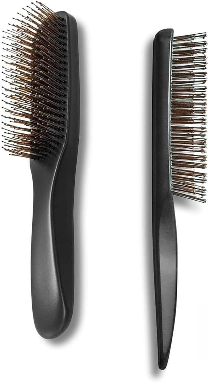 Uffy Dual Nylon Bristle Detangling Hair Brush for Women, Wet Dry Hairbrush Detangler, Suitable for Curly and Thick Hair, Blow Drying Smoothing Hair Product, Multifunctional for All Hair Types image number 5