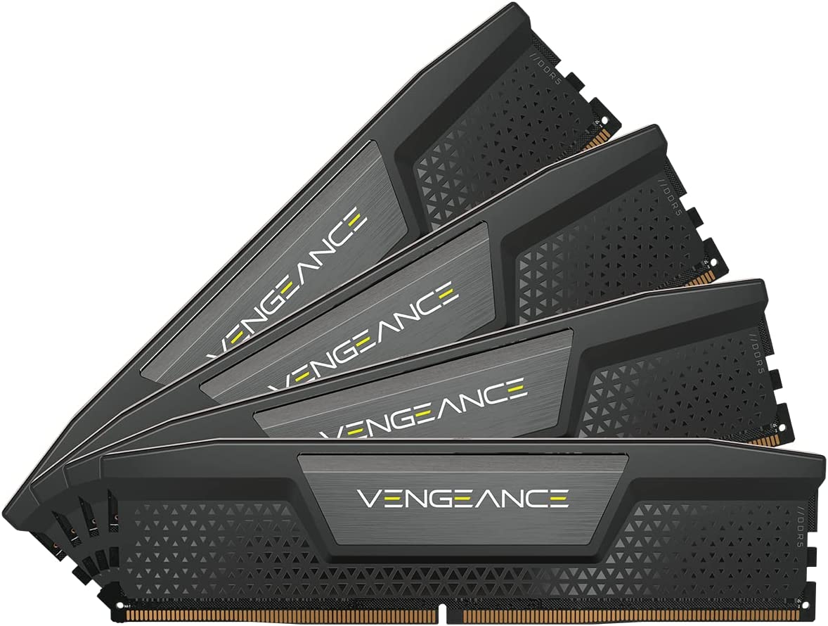 CORSAIR Vengeance DDR5 RAM 96GB (2X48Gb) 6000Mhz CL30 Intel XMP Icue Compatible Computer Memory - Black (CMK96GX5M2B6000C30)