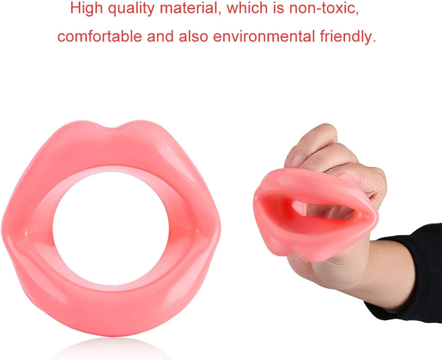 Majatou Lip Trainer, Silicone Face Lifting Lip Exerciser Mouth Muscle Tightener Tightening Antiwrinkle Tool image number 4