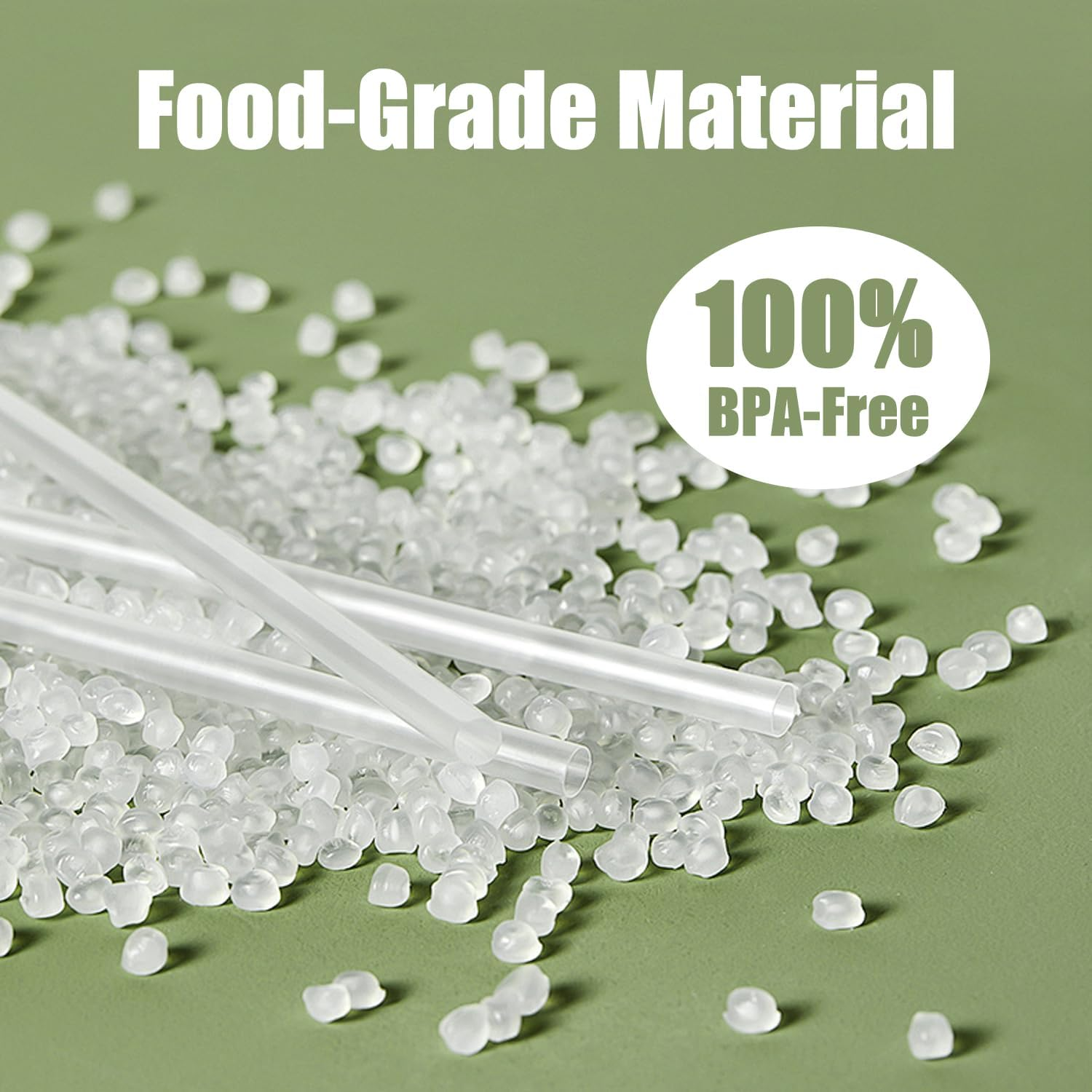 Diumepo Straws for Yeti Rambler Bottle - 5 Pcs Replacement Straws for 12 Oz, 18Oz, 26Oz, 36Oz, 64 Oz Insulated Bottles - Accessories with Cleaning Brush