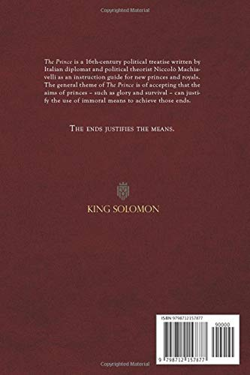 The Prince | Niccol&ograve; Machiavelli image number 1