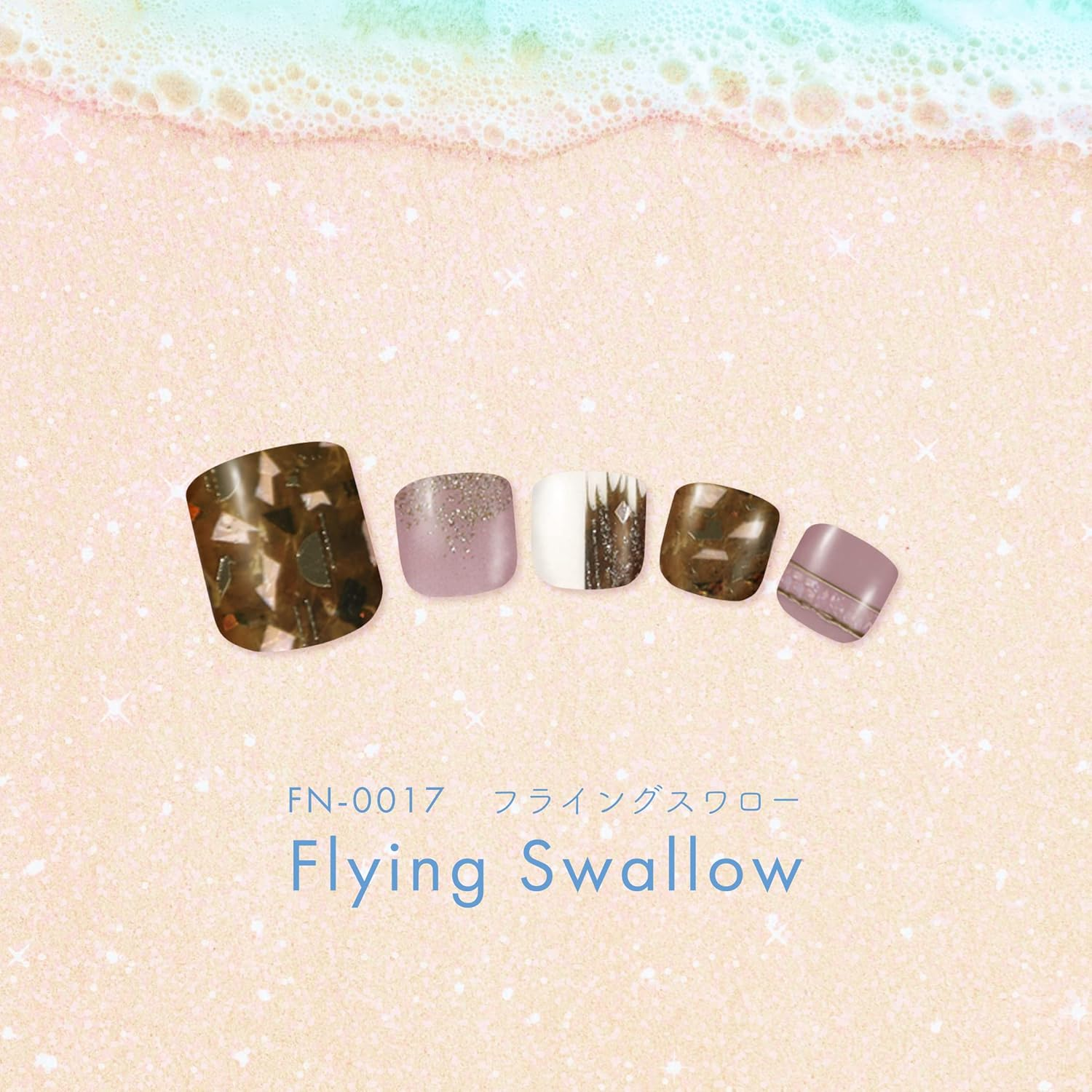 Beautyavenue Foot 31Pcs (Flying Swallow) image number 6