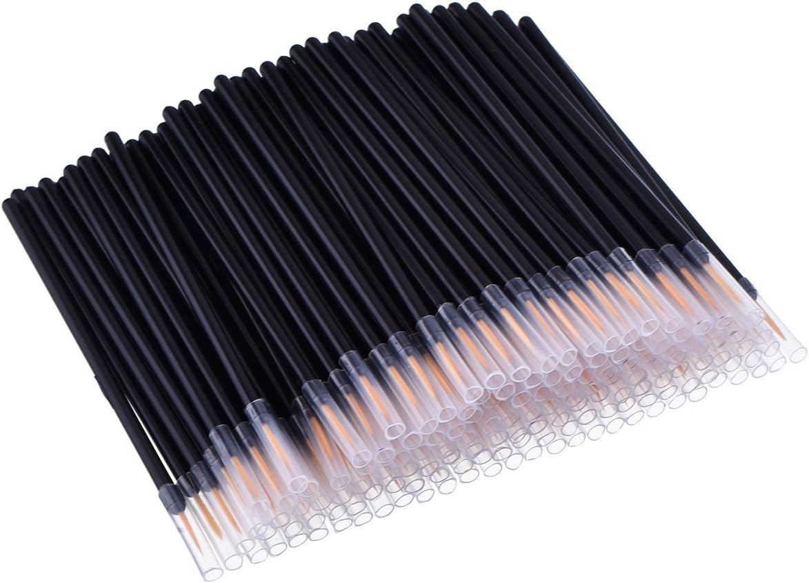 100 Pack Disposable Eyeliner Brush, Ankoor Eye Liner Applicator Cosmetic Eye Wands Makeup Tool image number 6