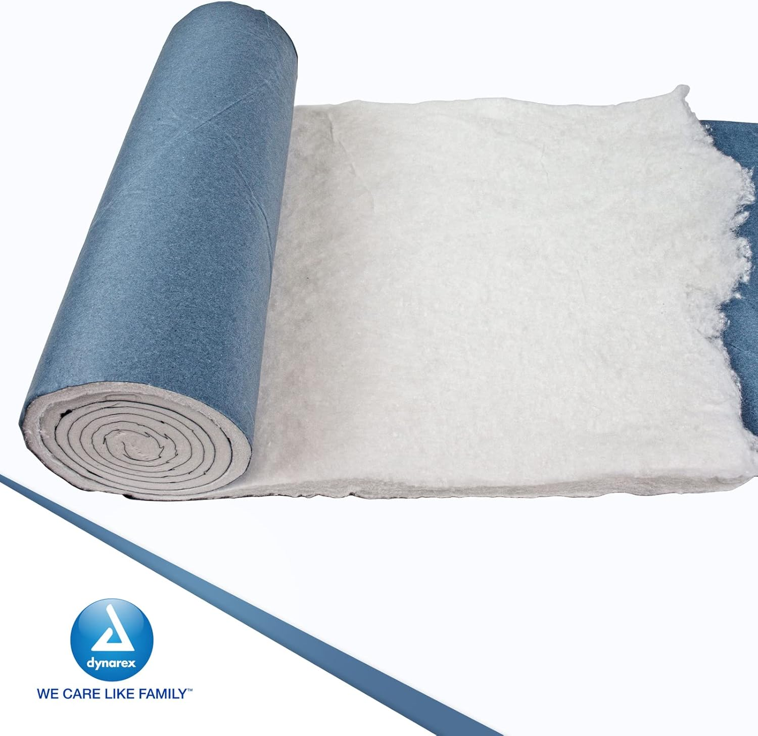Dynarex Cotton Roll &ndash; Non-Sterile, Soft and Absorbent Cotton in an Easy to Tear & Use Roll, 1-Pound, 12&rdquo; X 56", White, 1 - Dynarex Cotton Roll image number 2