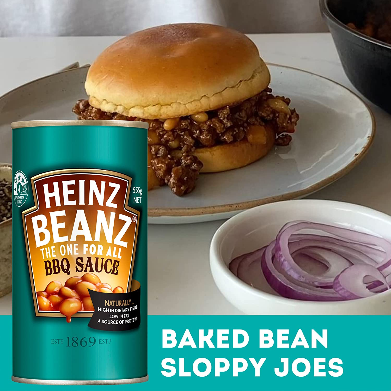Heinz Canned Baked Beans in BBQ Sauce