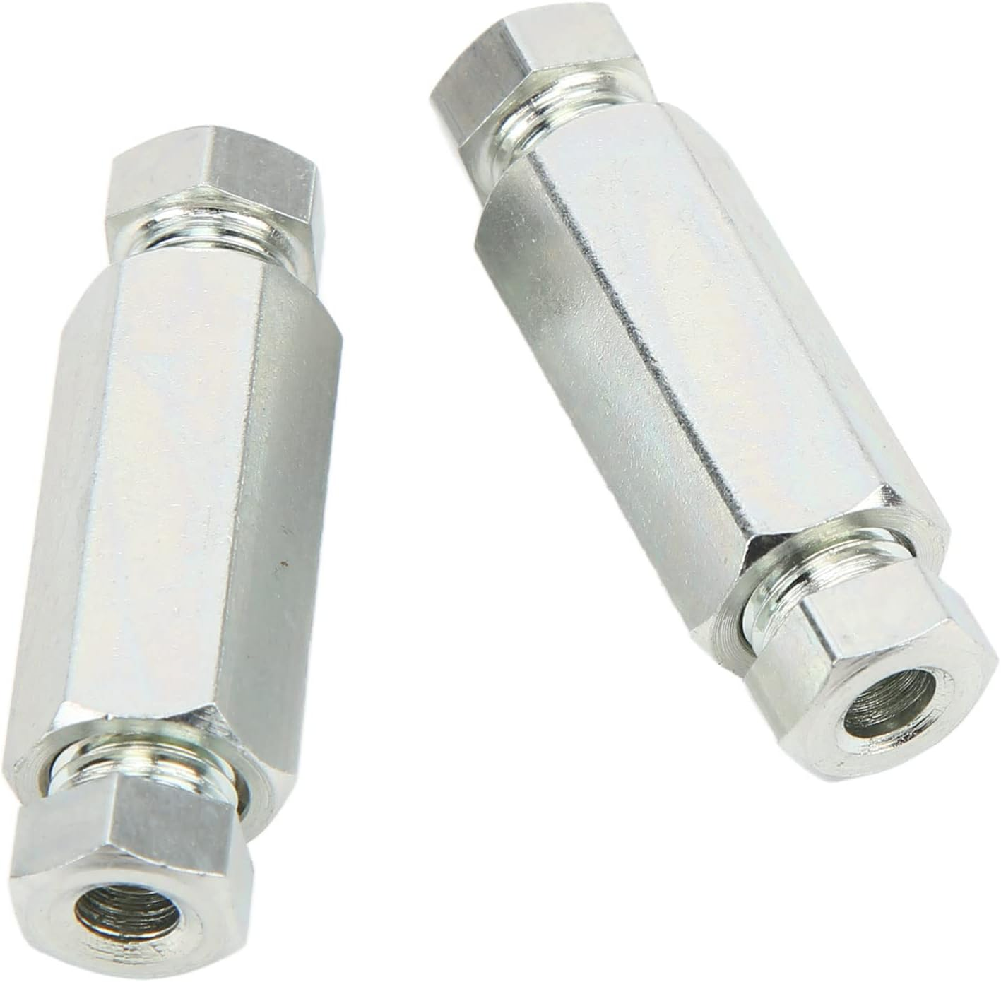 Brake Pipe Fitting Union, 2Pcs/Set 3/8In UNF Unions Female Male Brake Tube Joiners Antirust for Auto image number 3