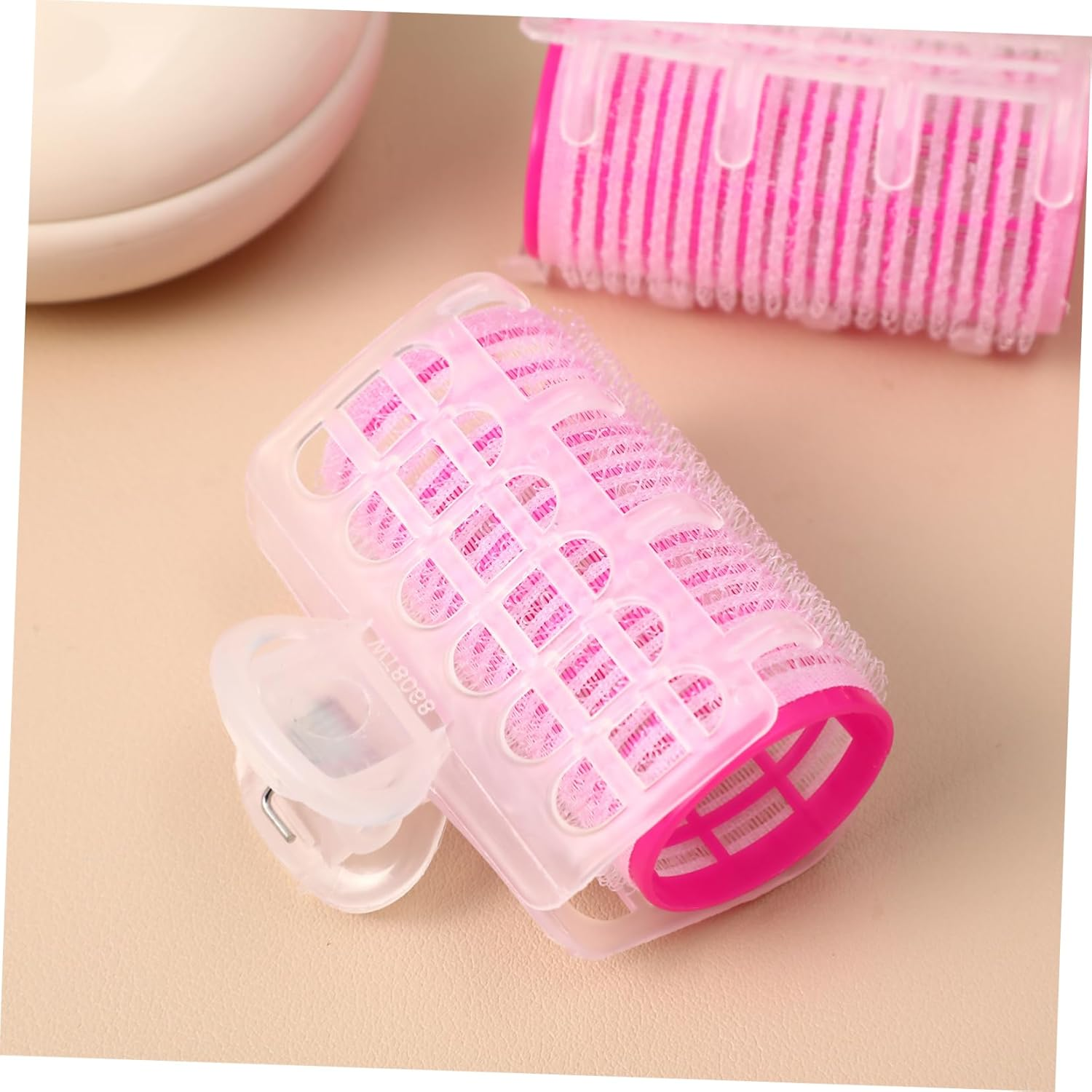 FOYTOKI 6Pcs Hair Rollers Clips Hair Curler Roller Salon Hairdressing Tools Curl Stick image number 3